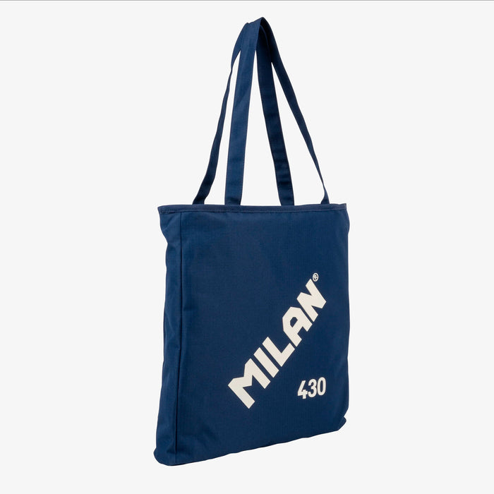 Tote bag con cremallera - Goma MILAN 430 Azul