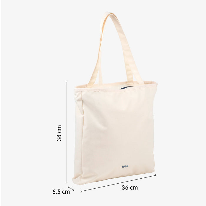 Tote bag con cremallera - Goma MILAN 430 Beige