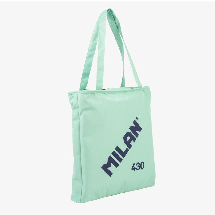 Tote bag con cremallera - Goma MILAN 430 Verde