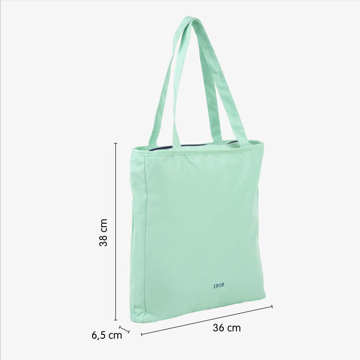 Tote bag con cremallera - Goma MILAN 430 Verde