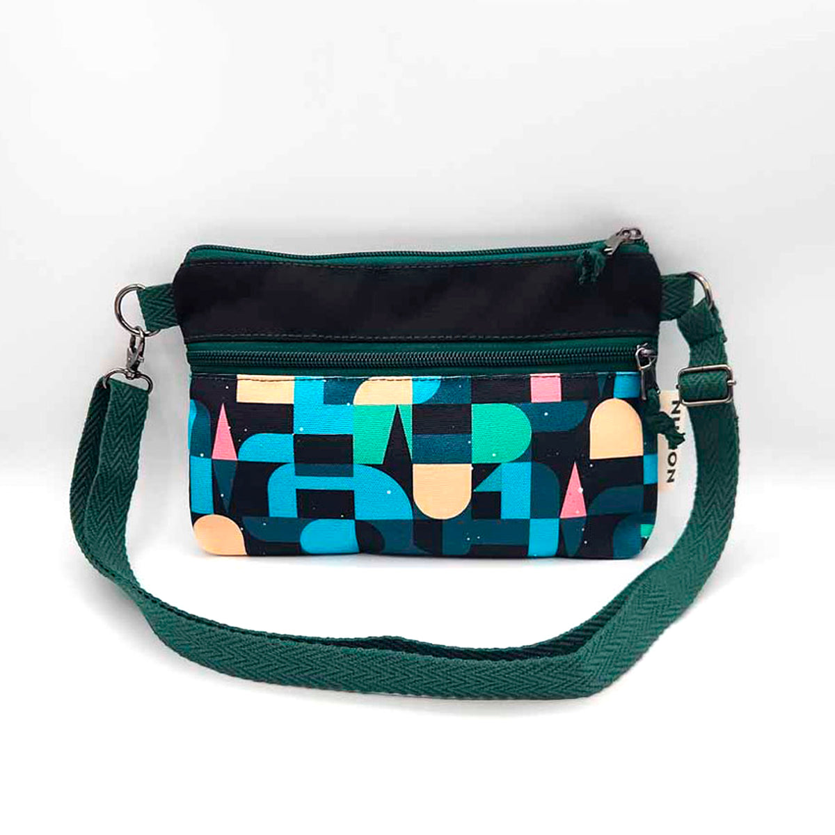 Bolso Numon - Pocket Black Geo
