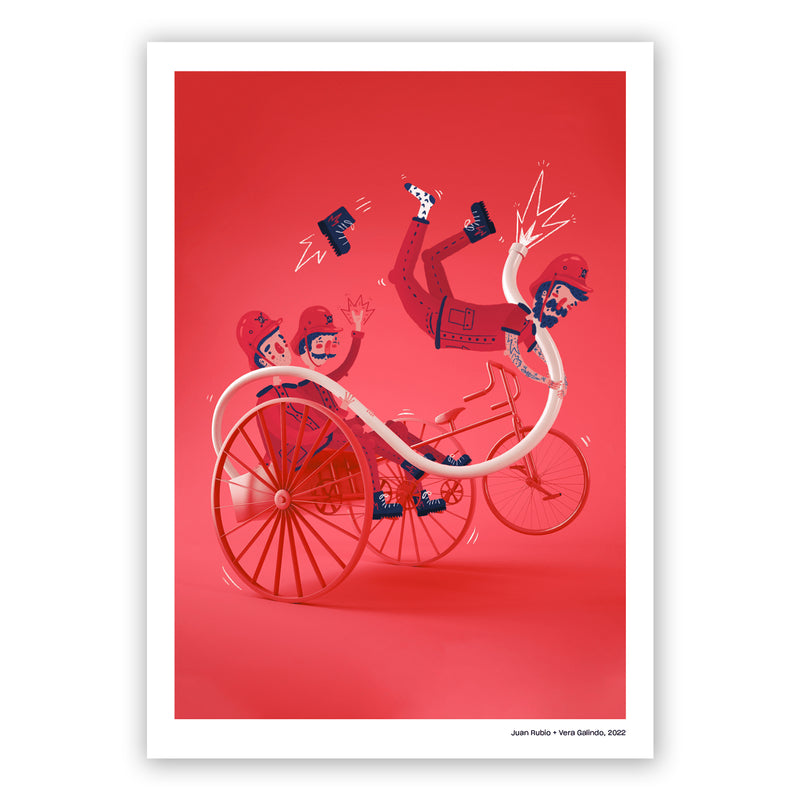 Print de Vera Galindo A5 - "Bomberos"