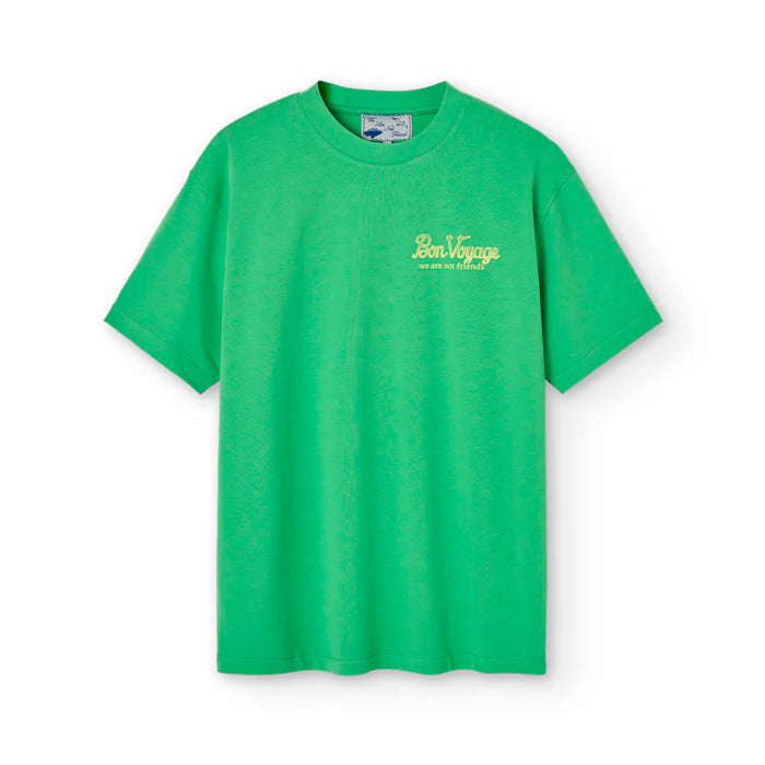 Camiseta We Are Not Friends - Bon Voyage Green