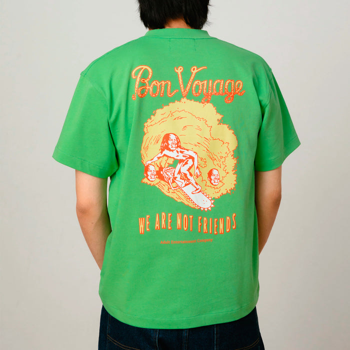 Camiseta We Are Not Friends - Bon Voyage Green