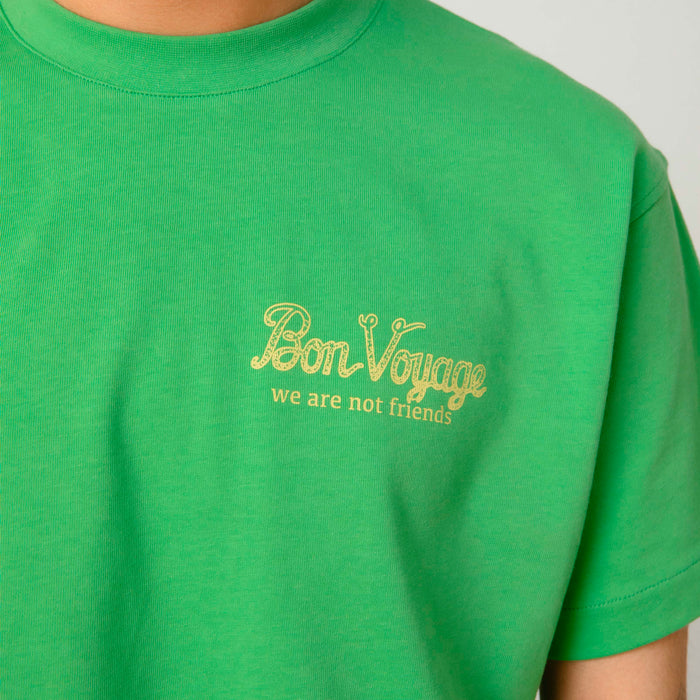 Camiseta We Are Not Friends - Bon Voyage Green