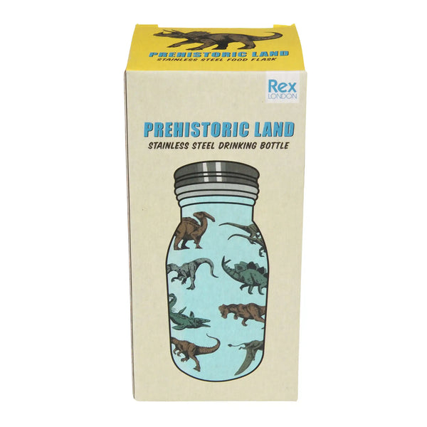 Botella de acero inoxidable 250 ml - Prehistoric Land 🦖🦕