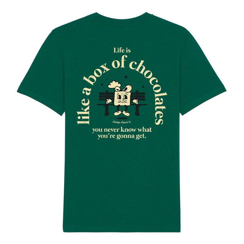 Camiseta Nostalgic Apparel - "Box of Chocolates"
