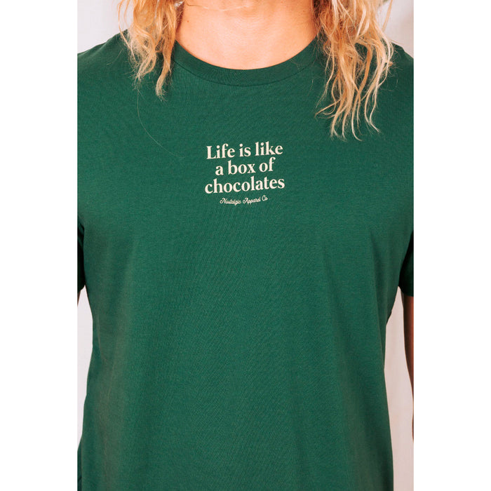 Camiseta Nostalgic Apparel - "Box of Chocolates"