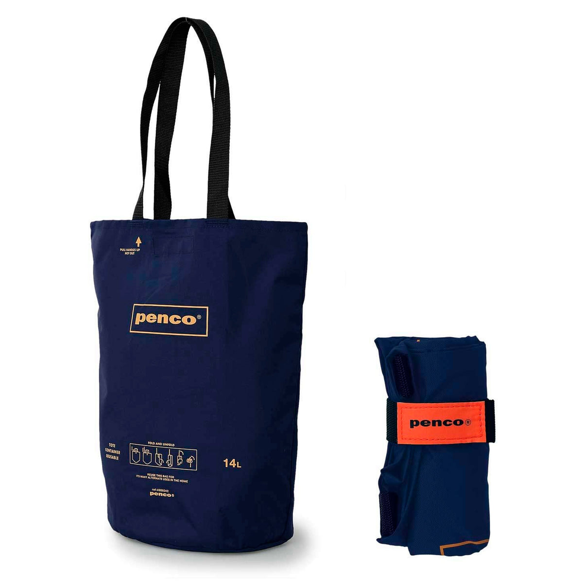 Bolsa Penco - Bucket Tote Dark Navy