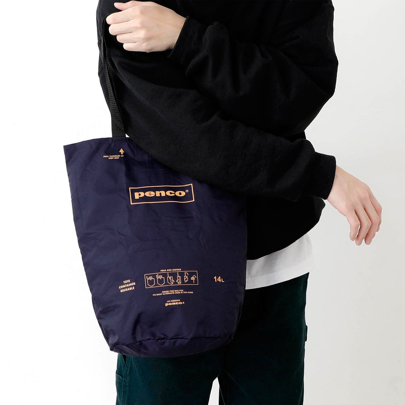 Bolsa Penco - Bucket Tote Dark Navy