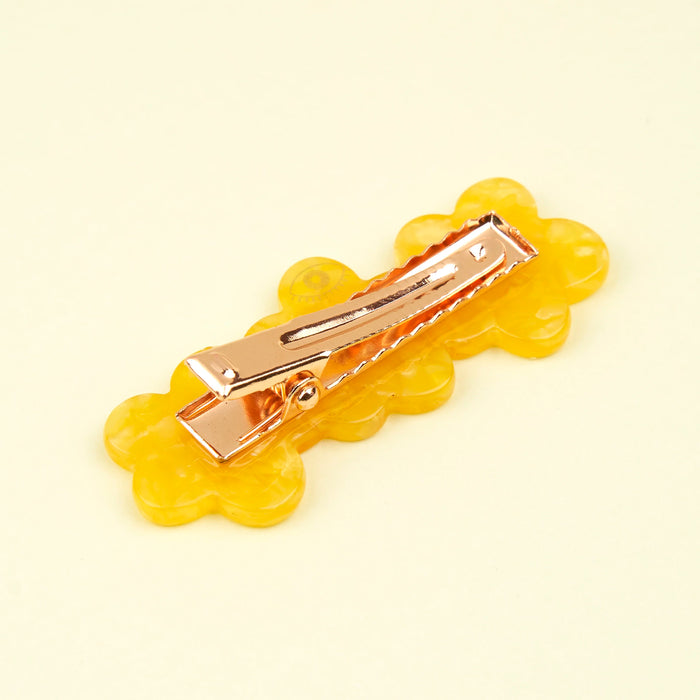 Pasador de pelo - Flor de mantequilla