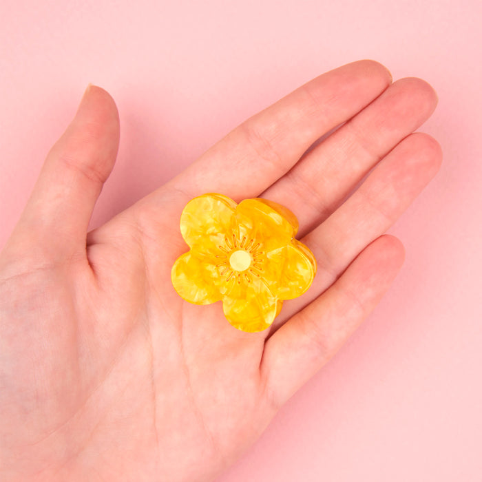 Minipinza para el pelo - Flor de mantequilla