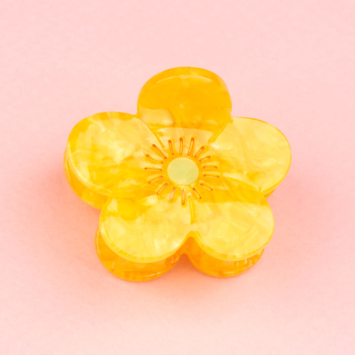 Minipinza para el pelo - Flor de mantequilla