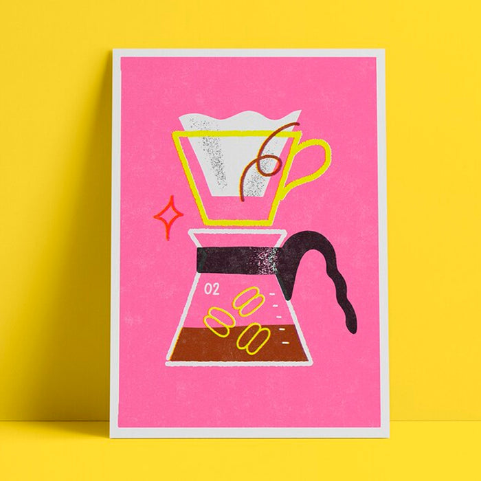 Print de Sara Marcos A3 - "Cafetera Filtro V60"