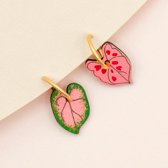 Pendientes de aro Materia Rica - Caladium