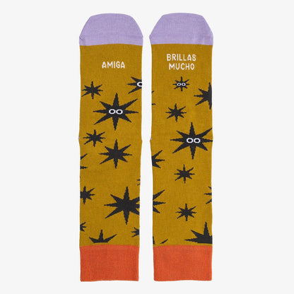Calcetines UO - "Amiga, brillas mucho" ✨