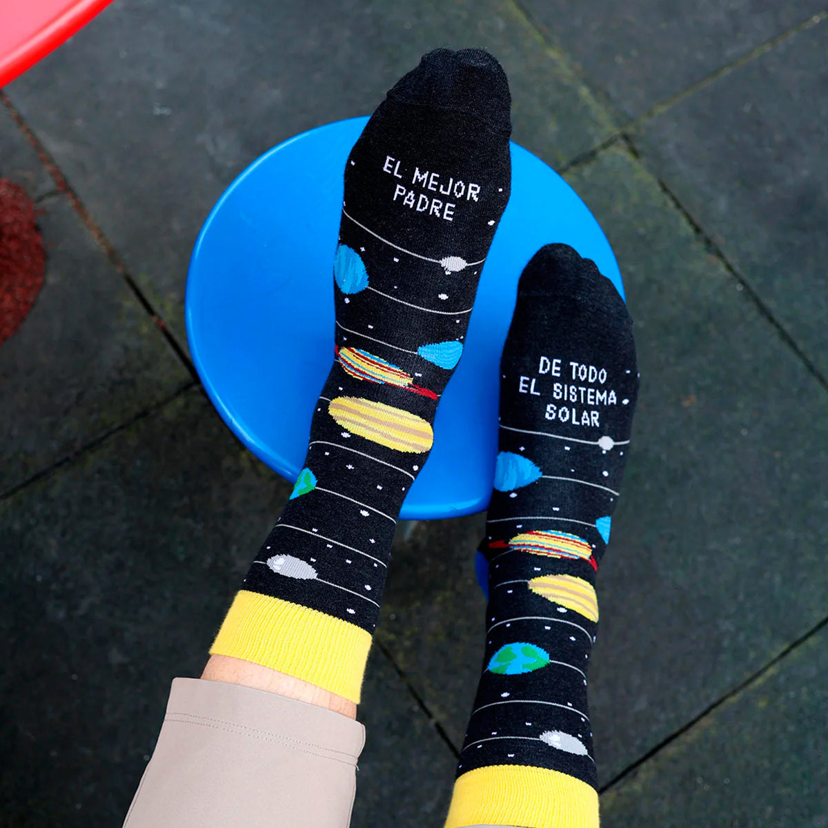 Calcetines UO - "El Mejor Padre de Todo el Sistema Solar" 🪐✨