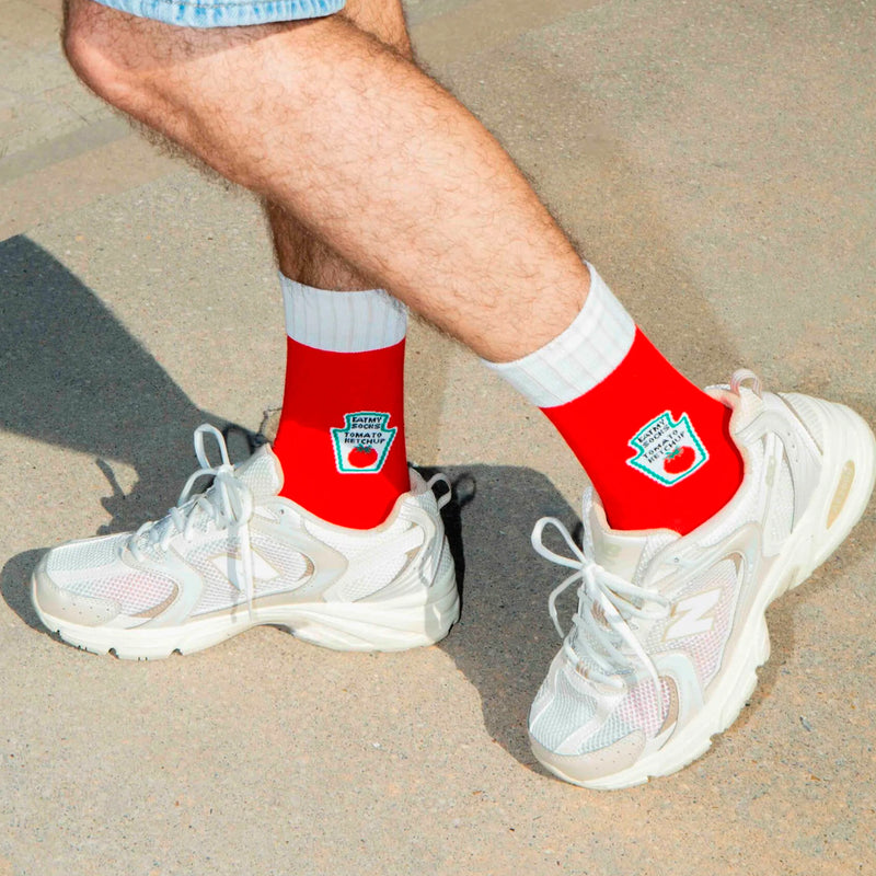 Calcetines Eat my socks - Ketchup 🍅