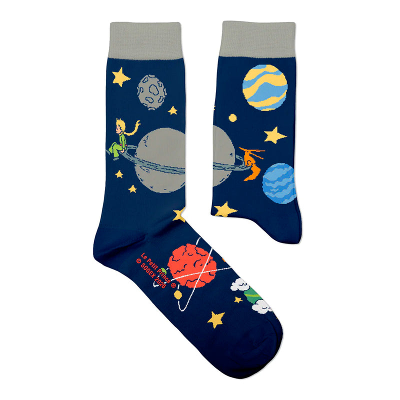 Calcetines - Le Petit Prince Night Planets 🪐✨