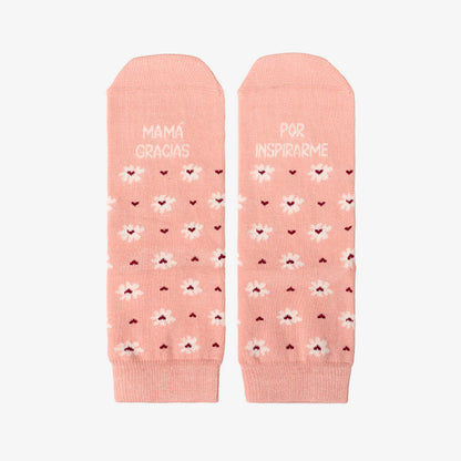 Calcetines UO - "Mamá, gracias por inspirarme" 🌼💗