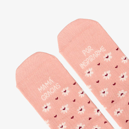 Calcetines UO - "Mamá, gracias por inspirarme" 🌼💗