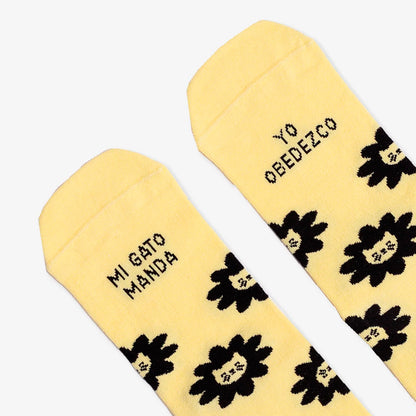 Calcetines UO - "Mi gato manda, yo obedezco" 🐱