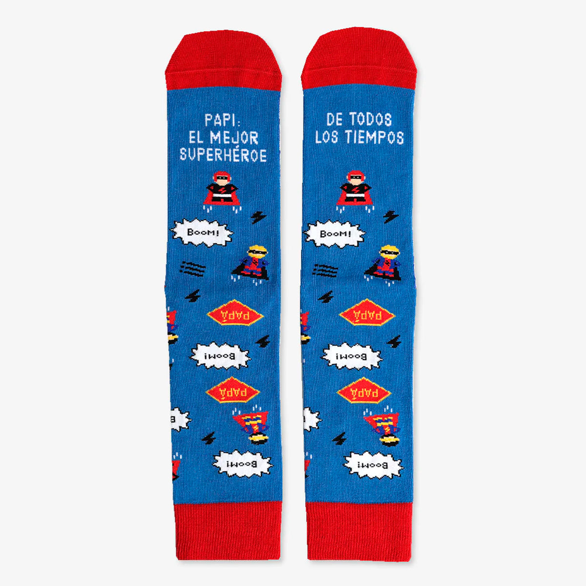 Calcetines UO - "Papi: El Mejor Superhéroe de Todos los Tiempos" 🦸‍♂️