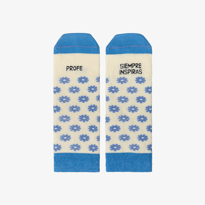 Calcetines UO - "Profe, siempre inspiras" 🌼