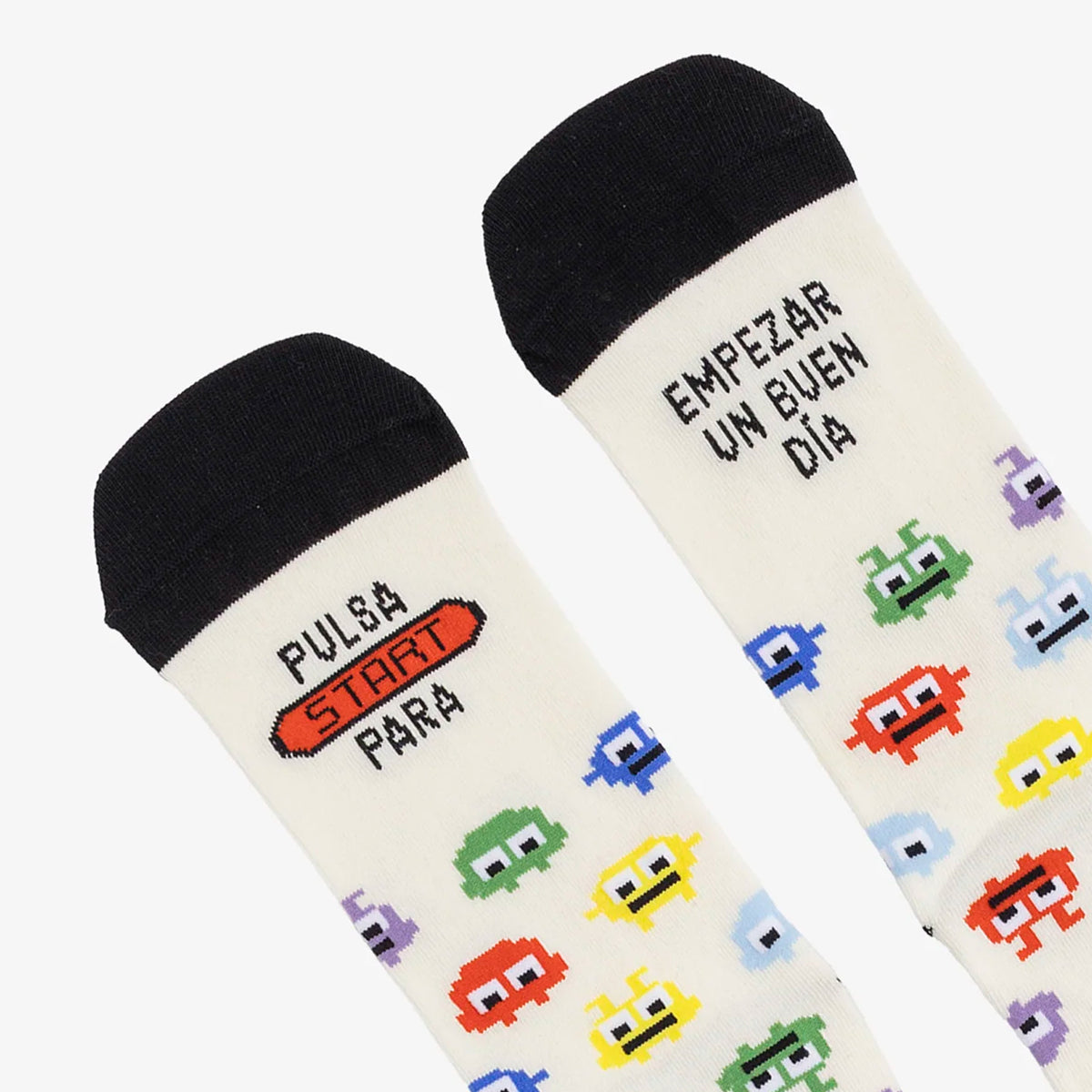 Calcetines UO - "Pulsa Start para empezar un buen día" 👾