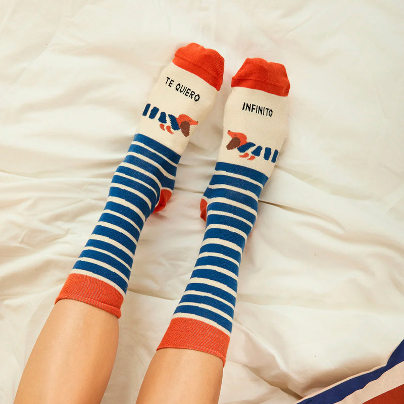 Calcetines UO - "Te quiero infinito"