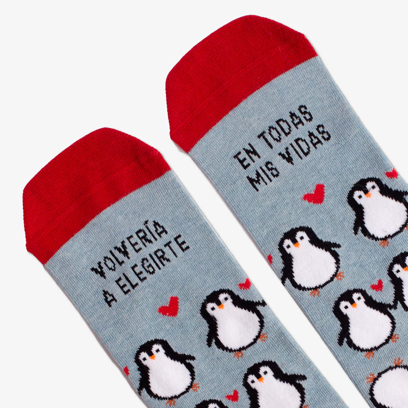 Calcetines UO - "Volvería a elegirte en todas mis vidas" 🐧