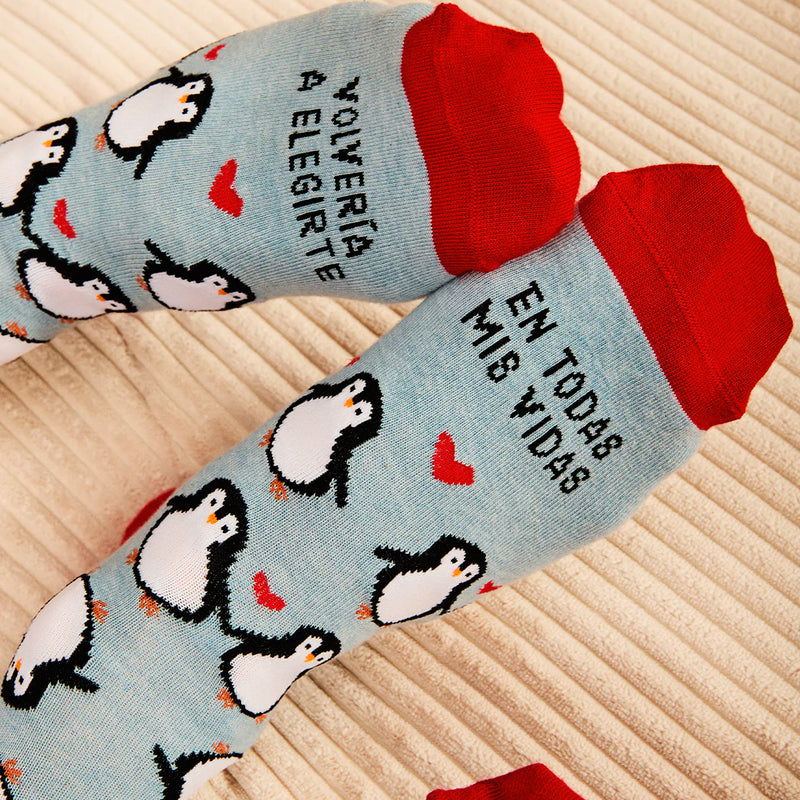 Calcetines UO - "Volvería a elegirte en todas mis vidas" 🐧