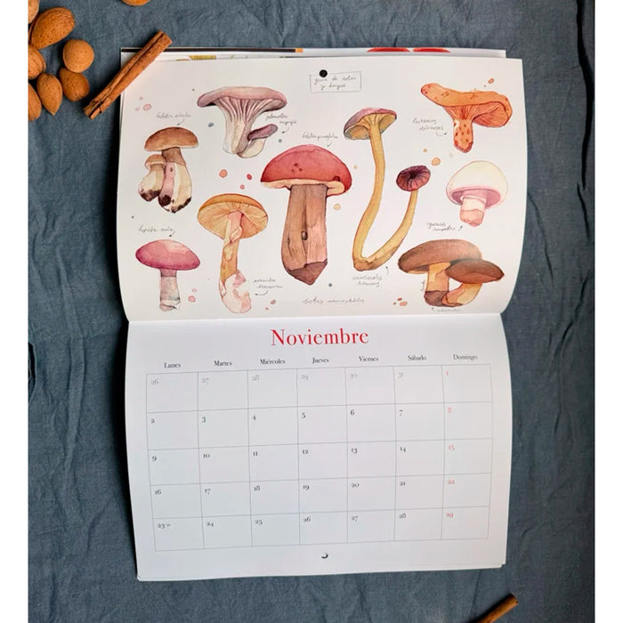 Calendario 2026 - Comer con los ojos