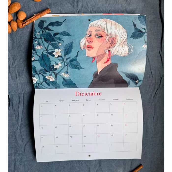 Calendario 2026 - Comer con los ojos