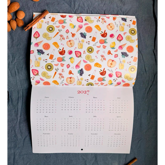 Calendario 2026 - Comer con los ojos