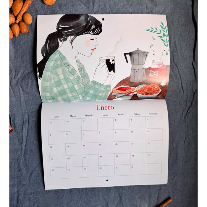 Calendario 2026 - Comer con los ojos