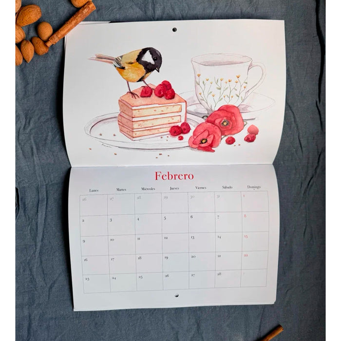 Calendario 2026 - Comer con los ojos