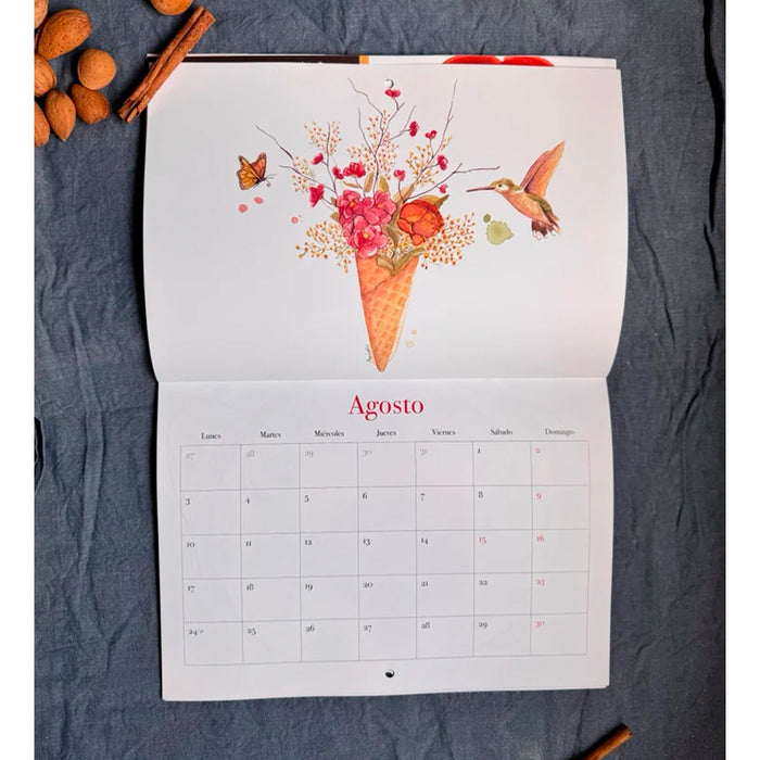 Calendario 2026 - Comer con los ojos