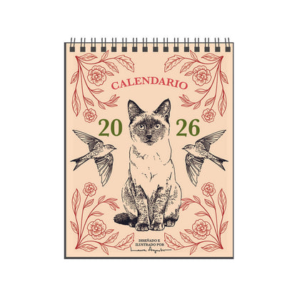 Calendario de Laura Agustí 2026 - Mesa