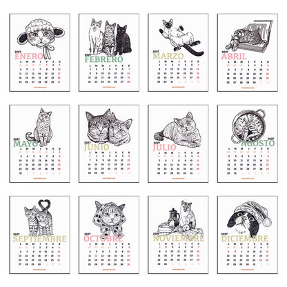 Calendario de Laura Agustí 2027 - Mesa