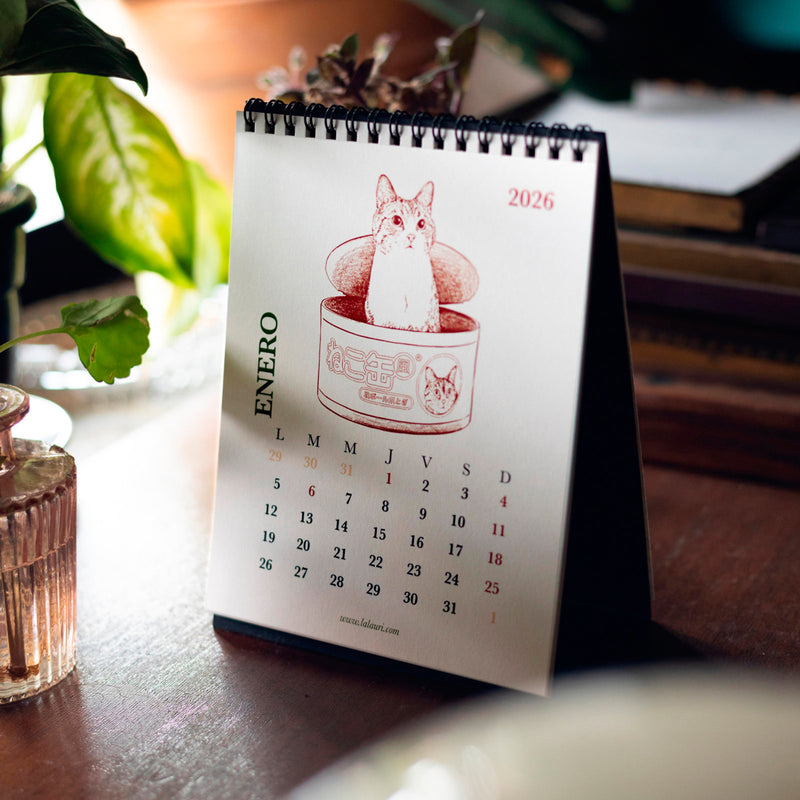 Calendario de Laura Agustí 2026 - Mesa