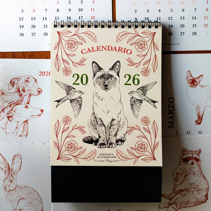 Calendario de Laura Agustí 2026 - Mesa