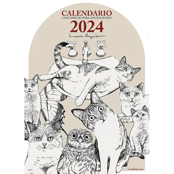 Calendario Notas 2024 de Laura Agustí