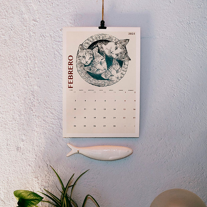 Calendario de pared de Laura Agustí - Notas 2025