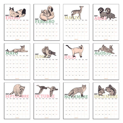 Calendario de Laura Agustí 2027 - Notas