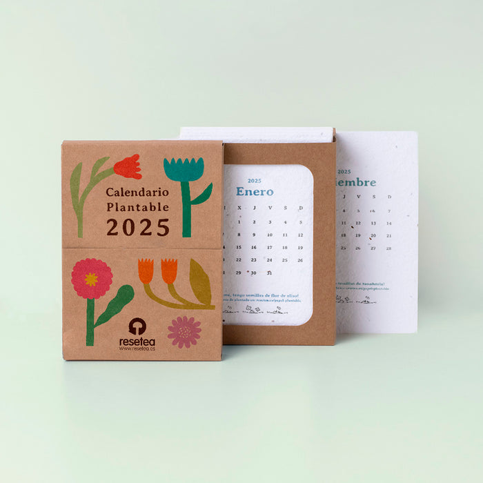 Calendario plantable 2025