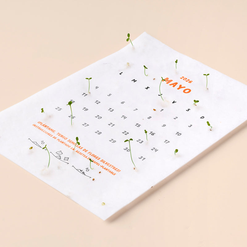 Calendario Plantable 2026