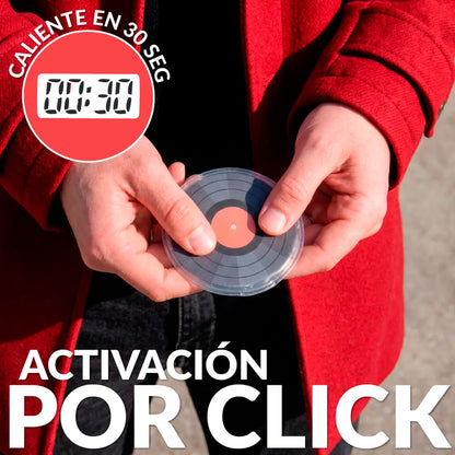Pack 2 Calentadores de Manos Fisura - Tocadiscos y Vinilo 🎶💿