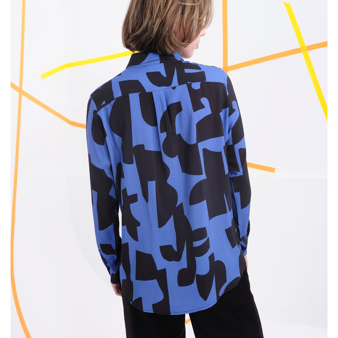 Camisa Béhulah - Ford Abstracto Azul
