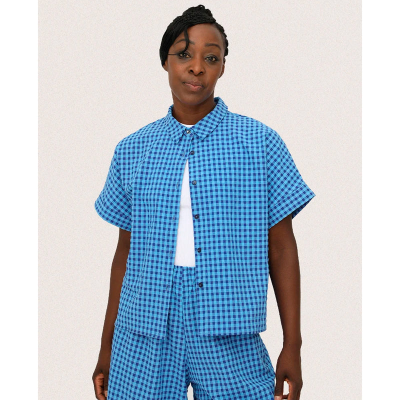 Camisa Casa Peseta - Ilheus Vichy Arándano
